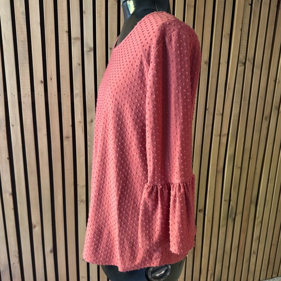 Anthropologie Salmon Colored Blouse - Picture 2 of 4